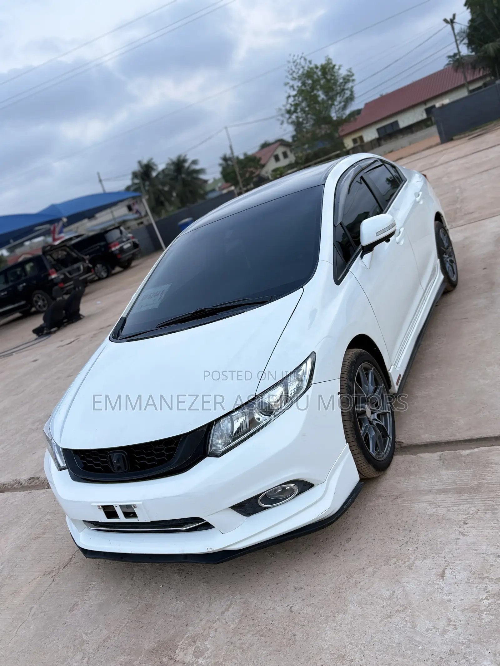 Honda Civic EX-L 4dr Sedan w/Nav (1.8L 4cyl CVT) 2014 White