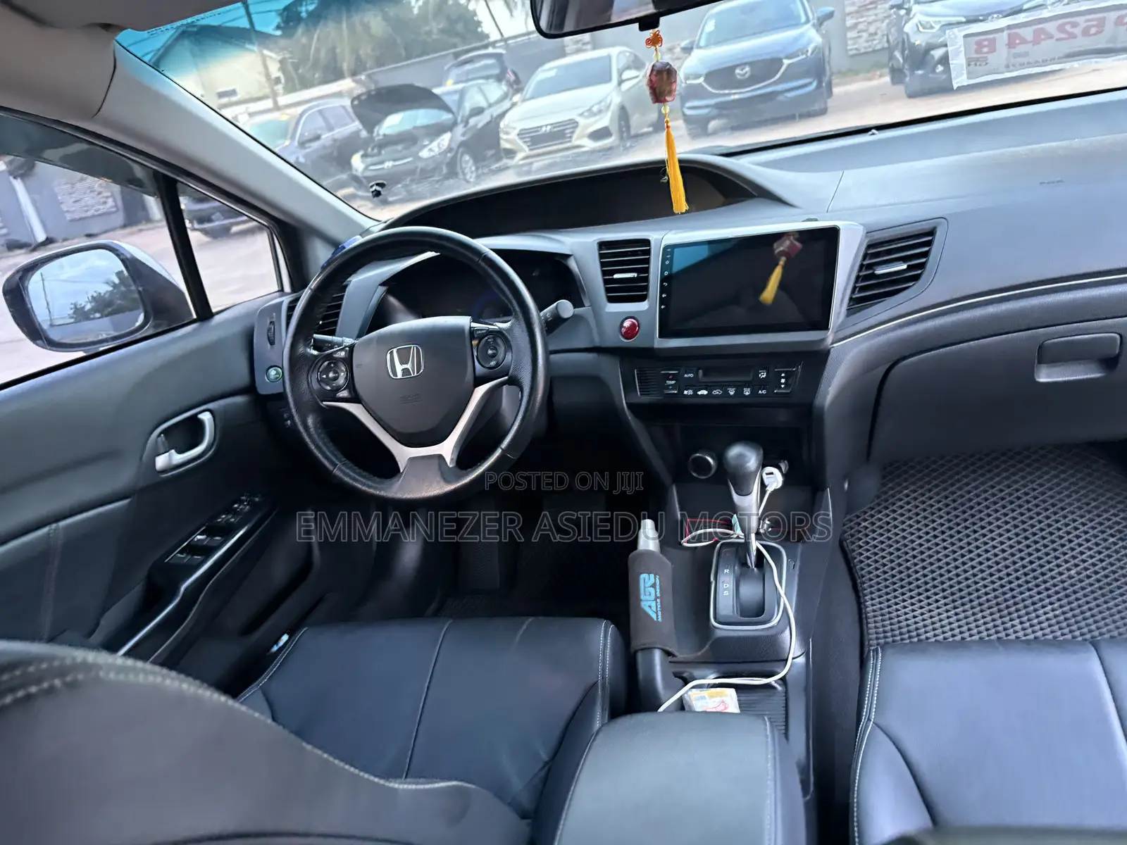 Honda Civic EX-L 4dr Sedan w/Nav (1.8L 4cyl CVT) 2014 White