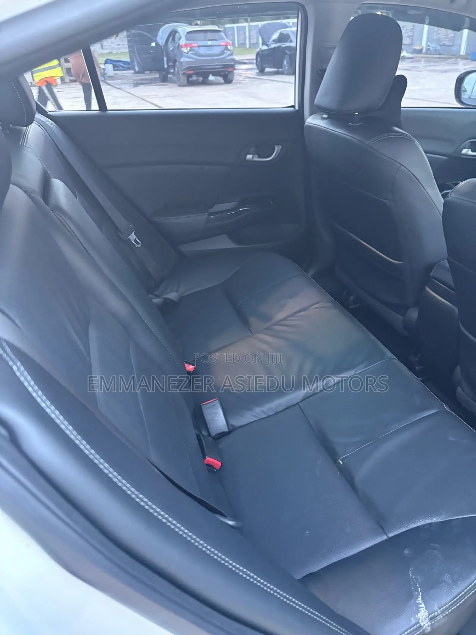 Honda Civic EX-L 4dr Sedan w/Nav (1.8L 4cyl CVT) 2014 White