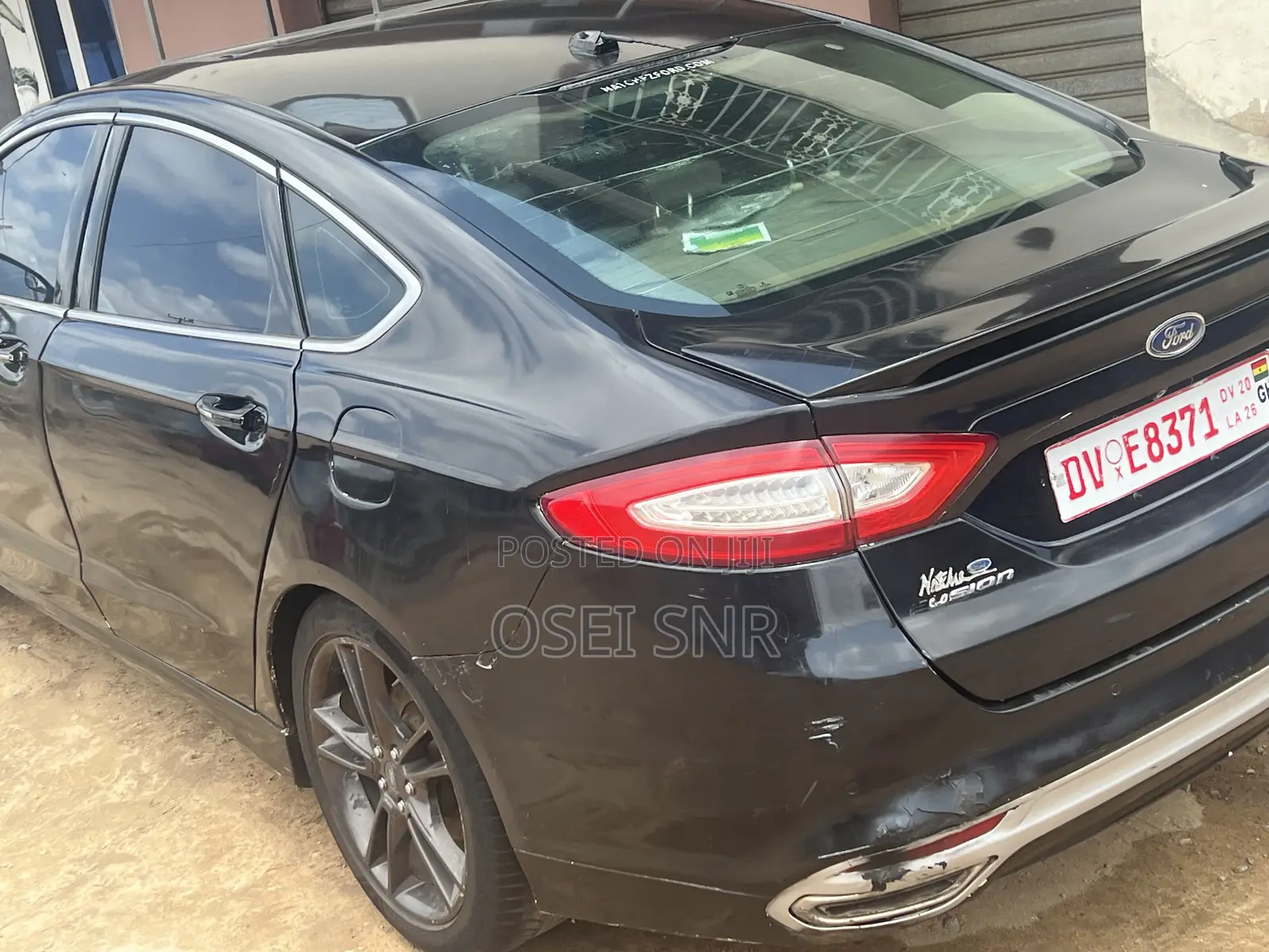Ford Fusion SE 4dr Sedan AWD w/EcoBoost (2.0L 4cyl Turbo 6M) 2015 Black