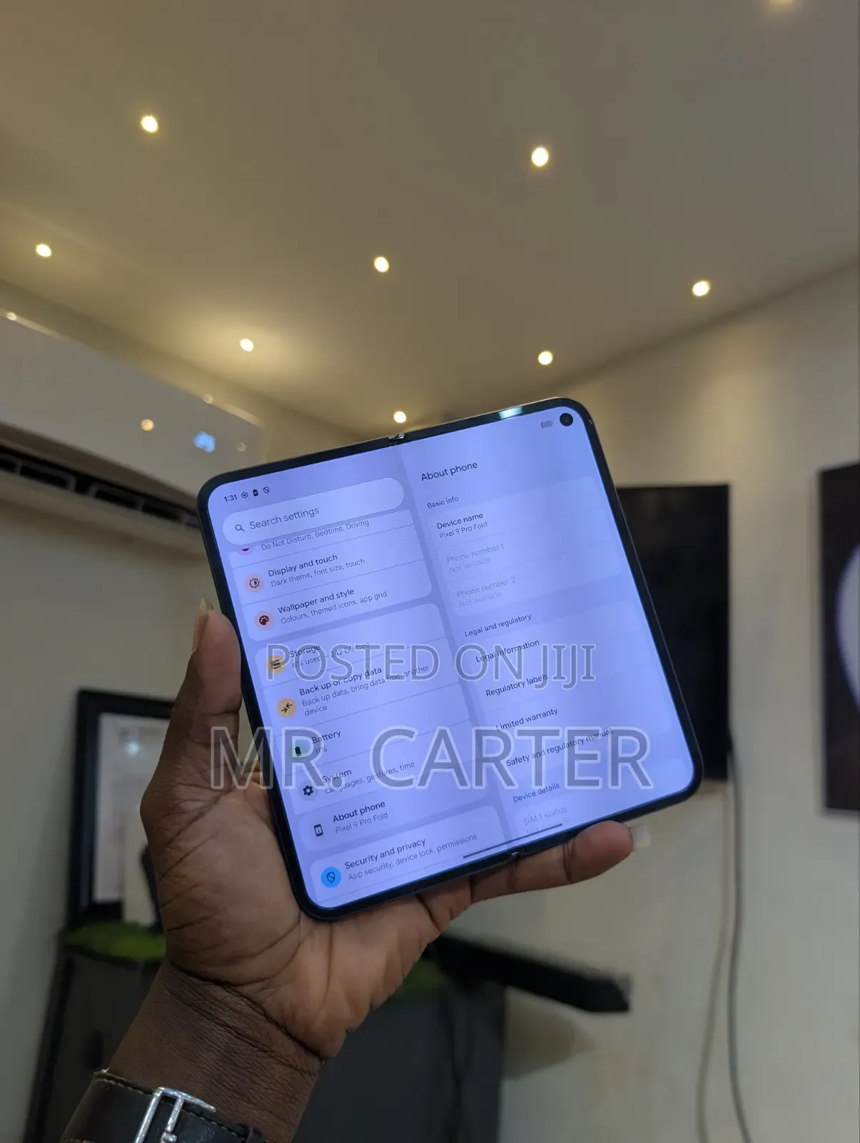 New Google Pixel 9 Pro Fold 256 GB Black