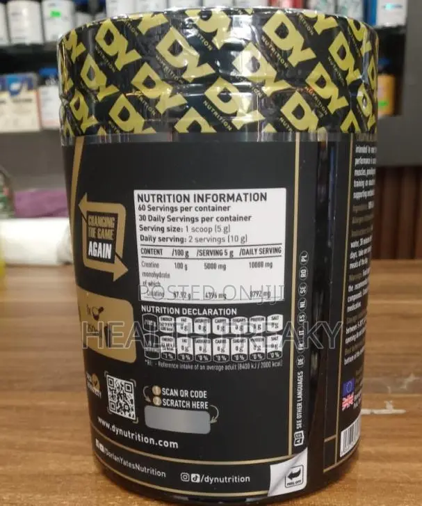 Creatine Dorian Yates Creatine Monohydrate Muscle Builder Energy