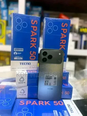New Tecno Spark 50 128 GB Gray