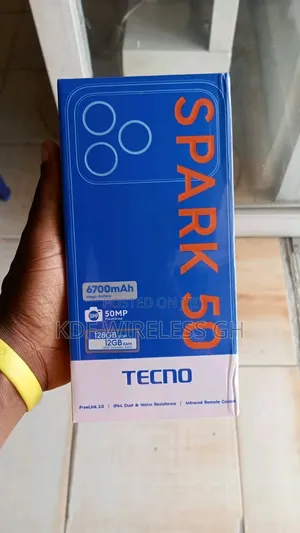 New Tecno Spark 50 128 GB Black