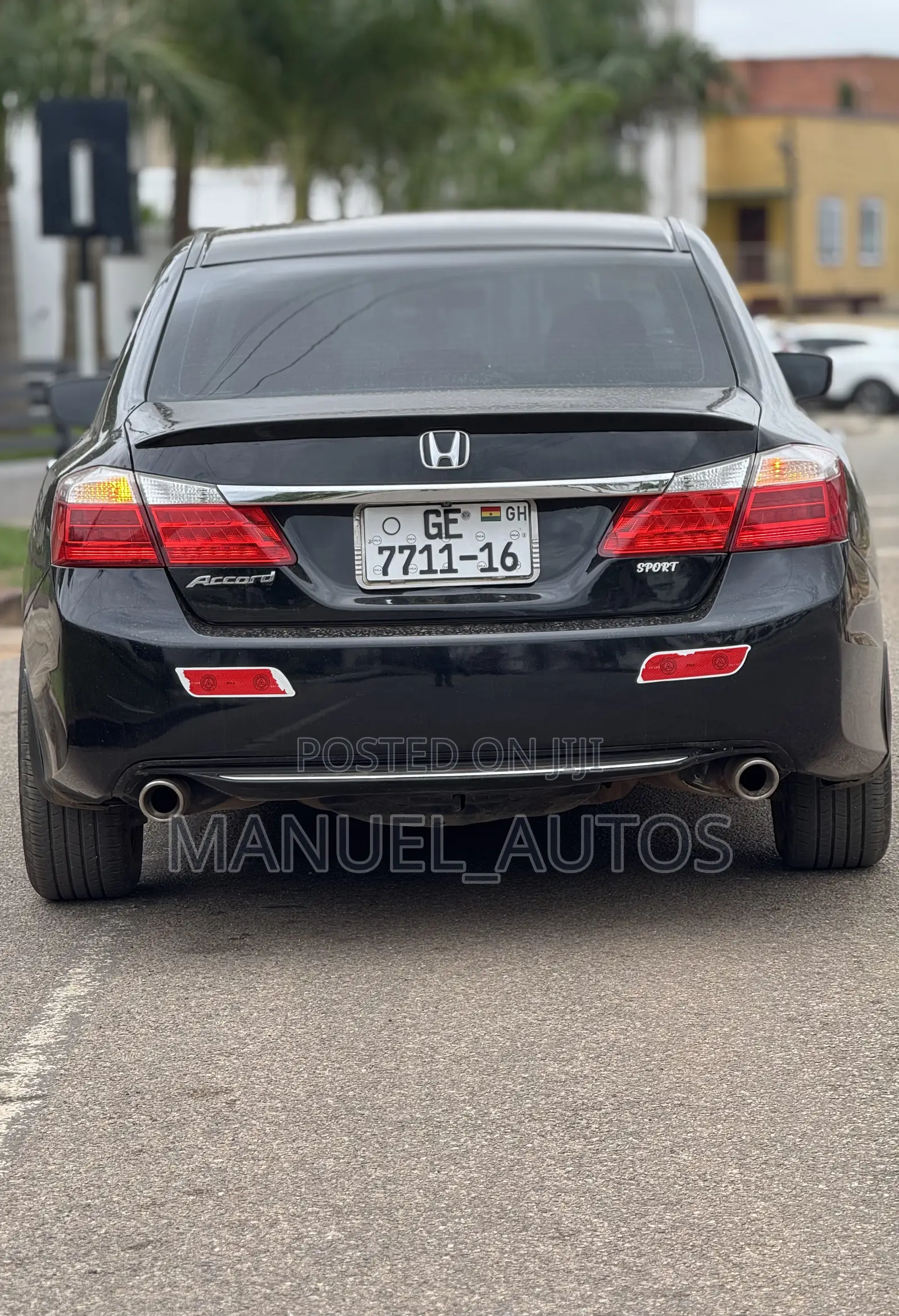 Honda Accord Sport 4dr Sedan (2.4L 4cyl 6M) 2015 Black