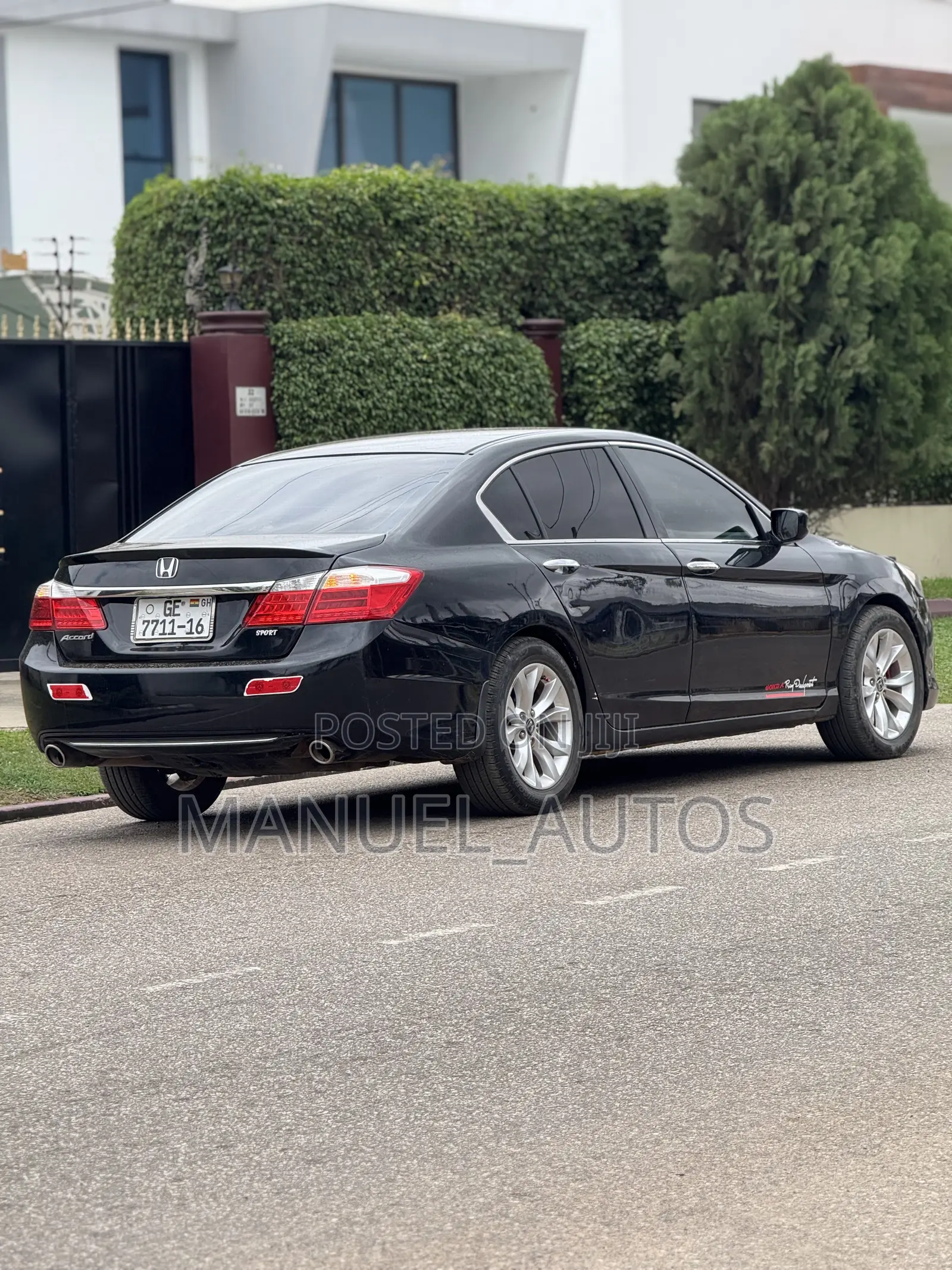 Honda Accord Sport 4dr Sedan (2.4L 4cyl 6M) 2015 Black