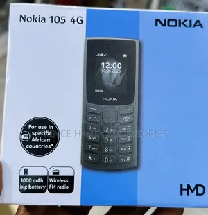 New Nokia 105 Black