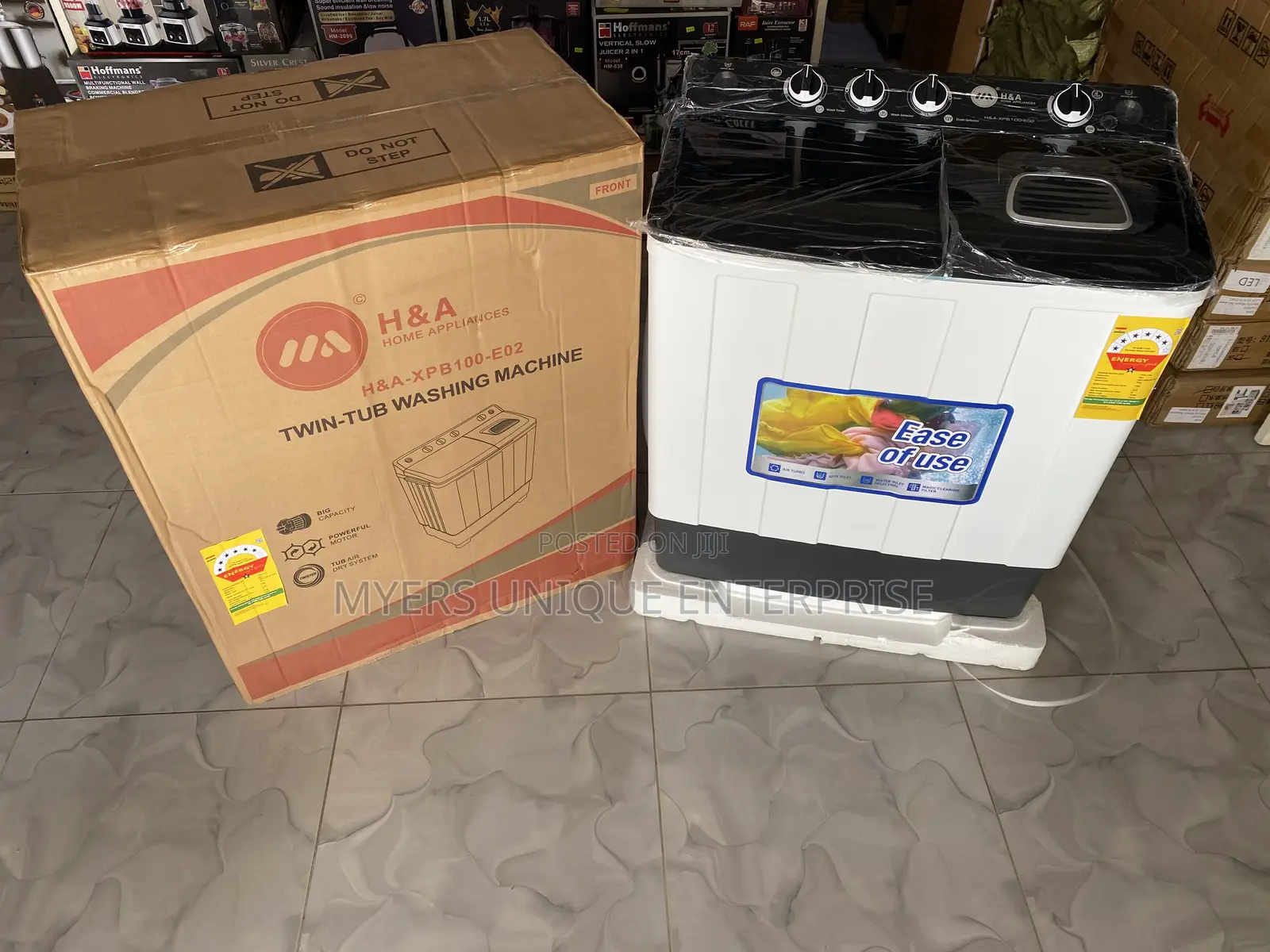 10kg Big Capacity Twin Tub Washing Machine - Brand New