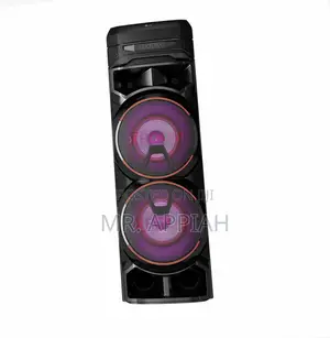 LG XBOOM RNC9 Bluetooth Party Speaker With Mic (Dolby Audio, Black)