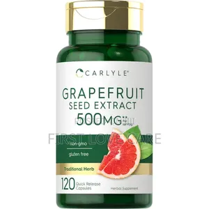 CARLYLE Grapefruit Seed, 500 Mg (Per Serving), 120 Quick Release Capsu