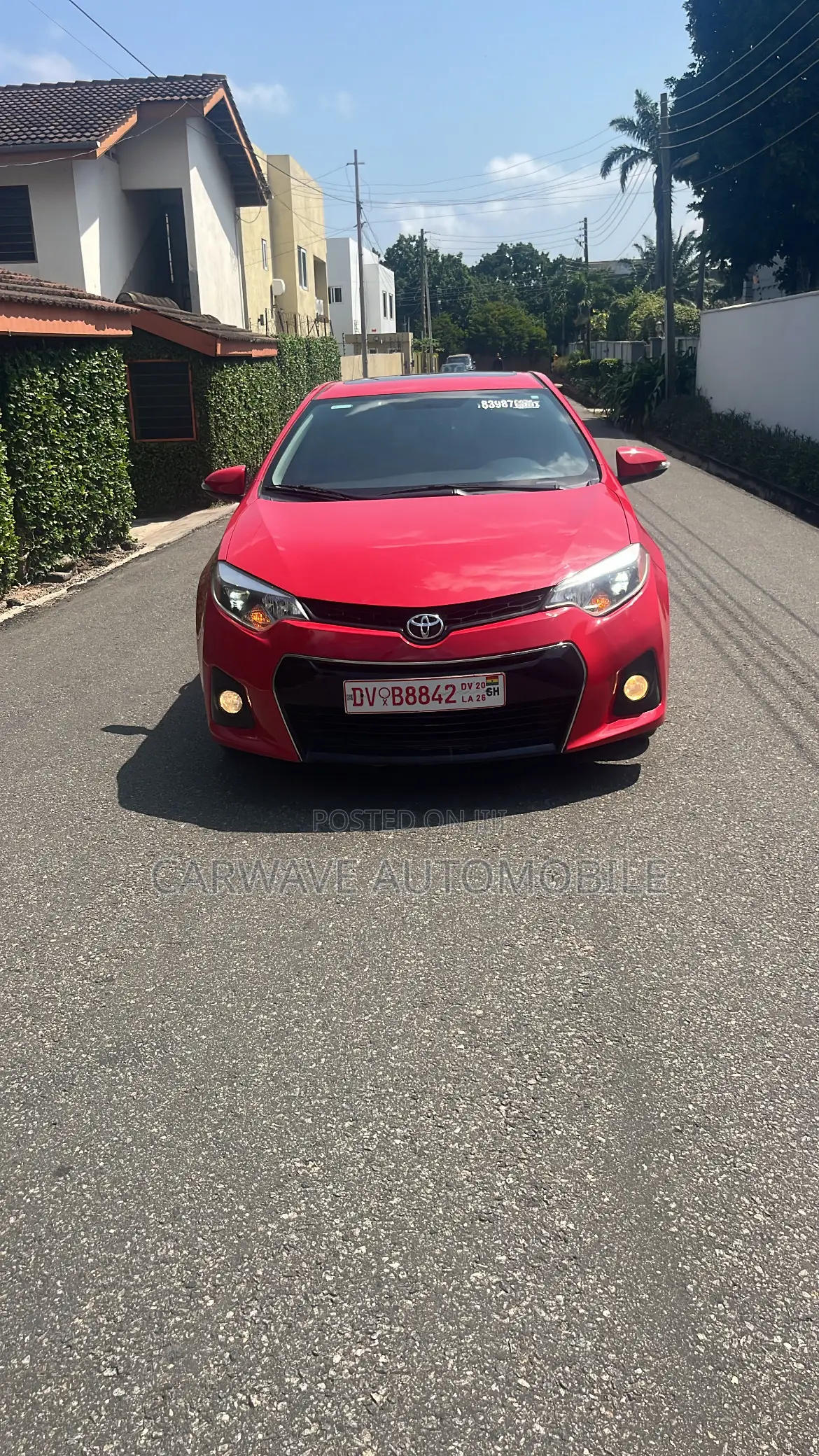 Toyota Corolla S w/Special Edition Pkg (1.8L 4cyl CVT) 2016 Red
