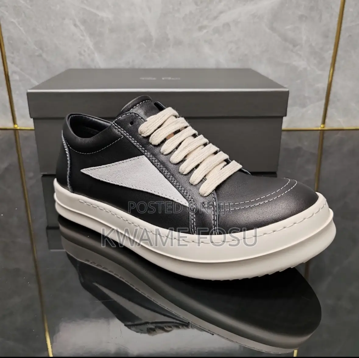 Rick Owen Low Top Sneaker Vans