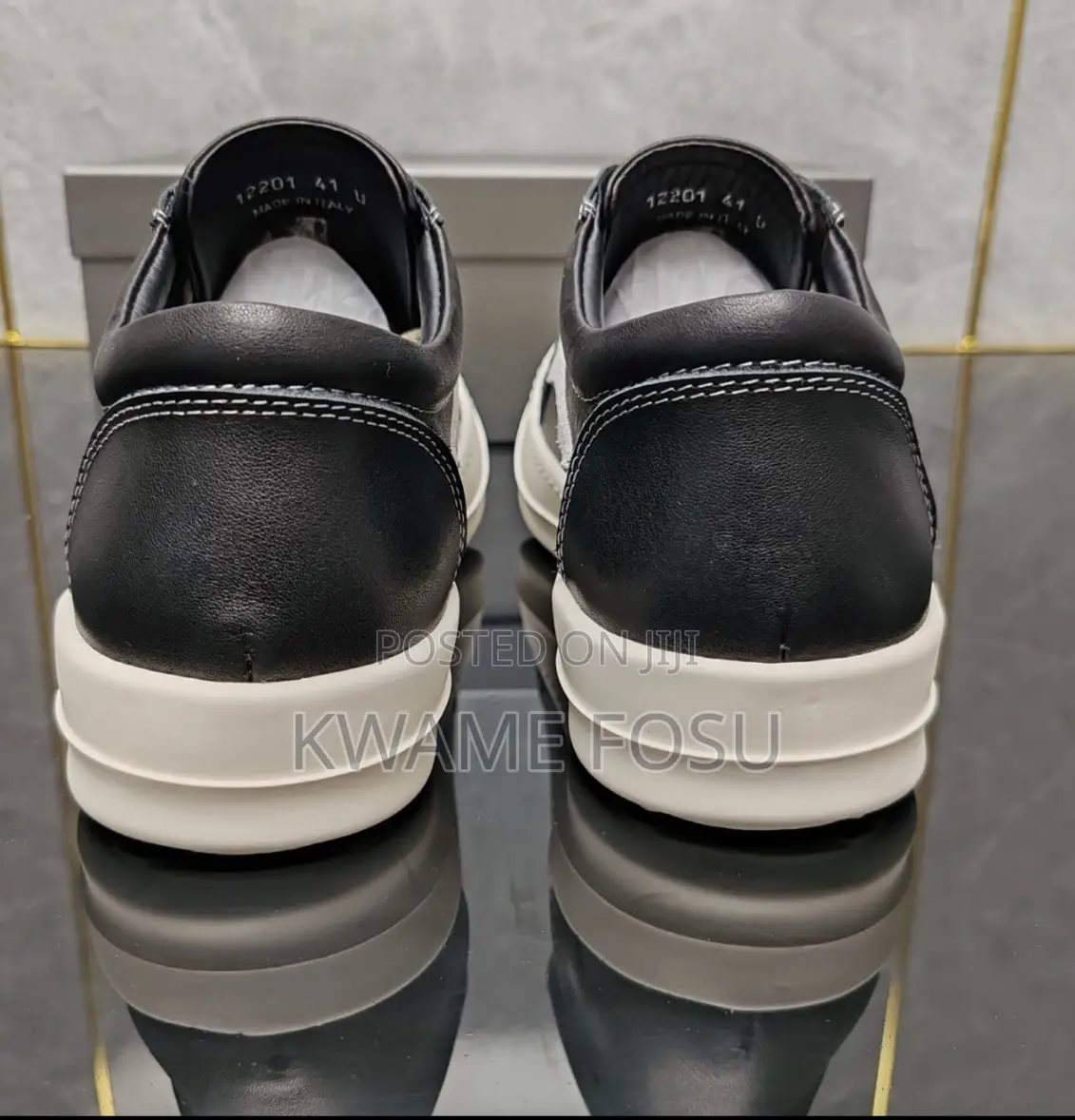 Rick Owen Low Top Sneaker Vans