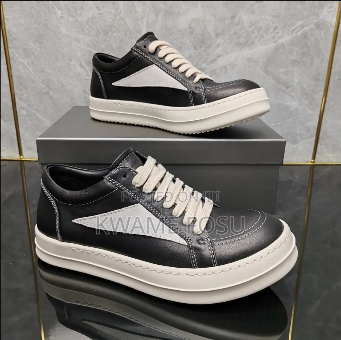 Rick Owen Low Top Sneaker Vans