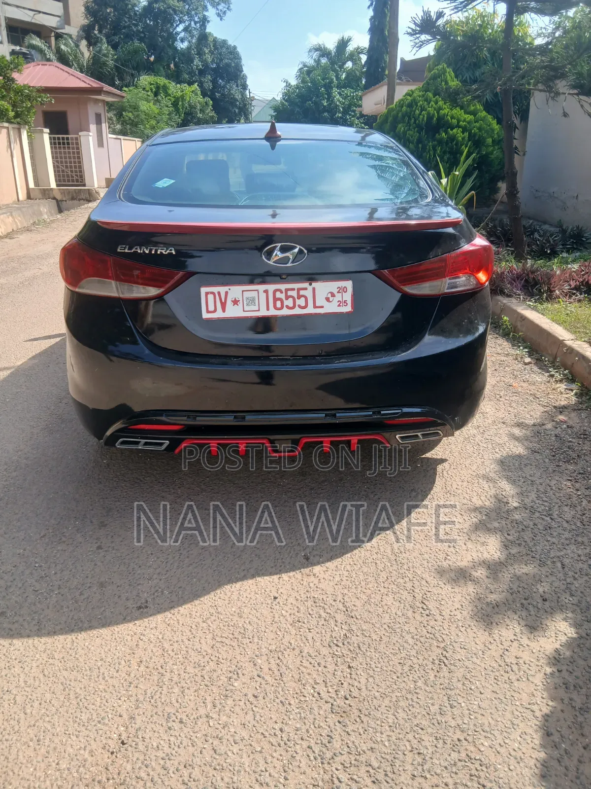 Hyundai Elantra GLS Automatic 2012 Black