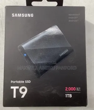 Samsung T9 1TB, External (MU-PG1T0B/AM) Solid Slate Drive