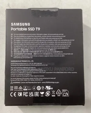 Samsung T9 1TB, External (MU-PG1T0B/AM) Solid Slate Drive