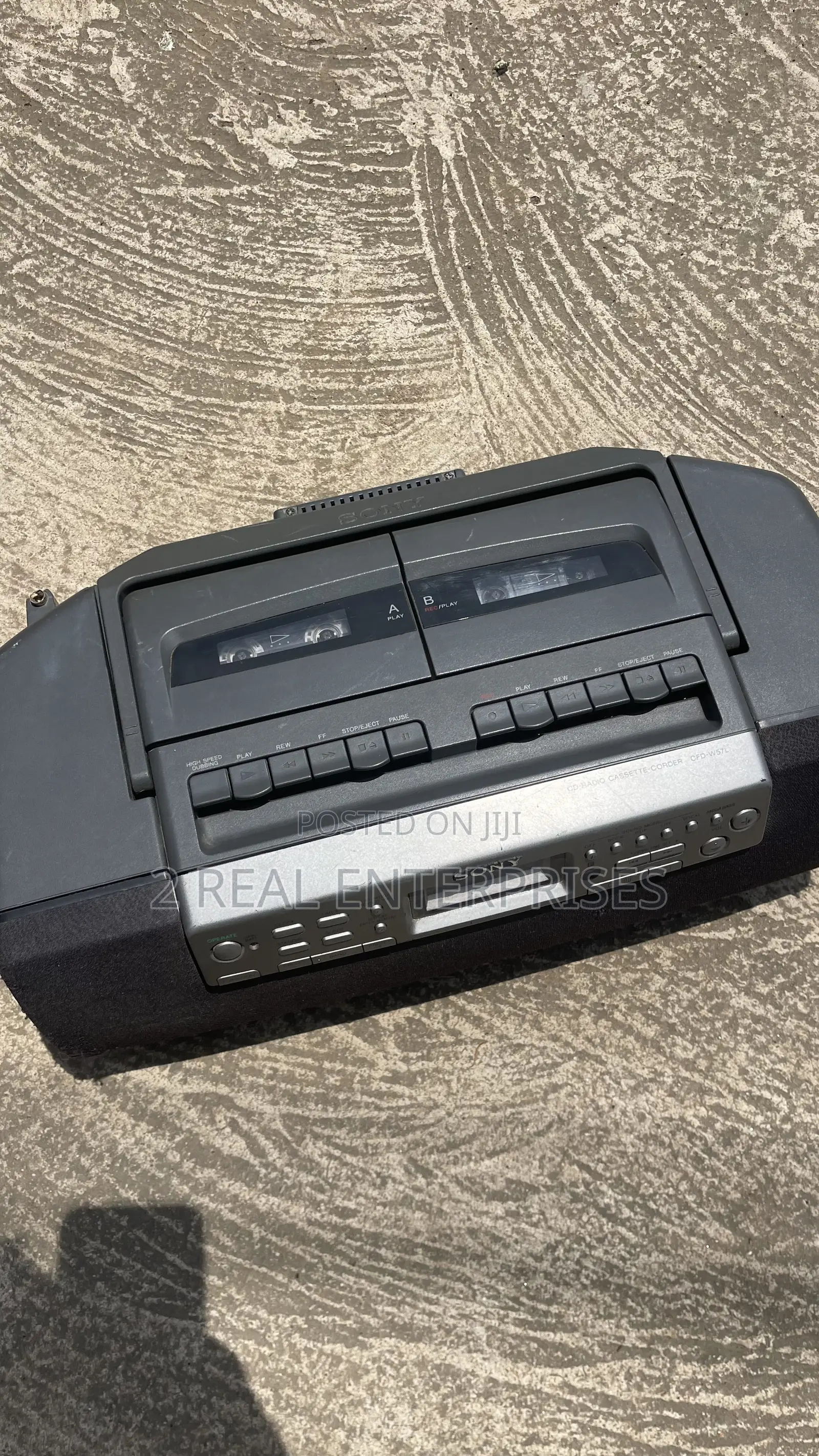 Vintage Sony Radio Portable Sound System Cd,FM, With Inbuilt Speakers