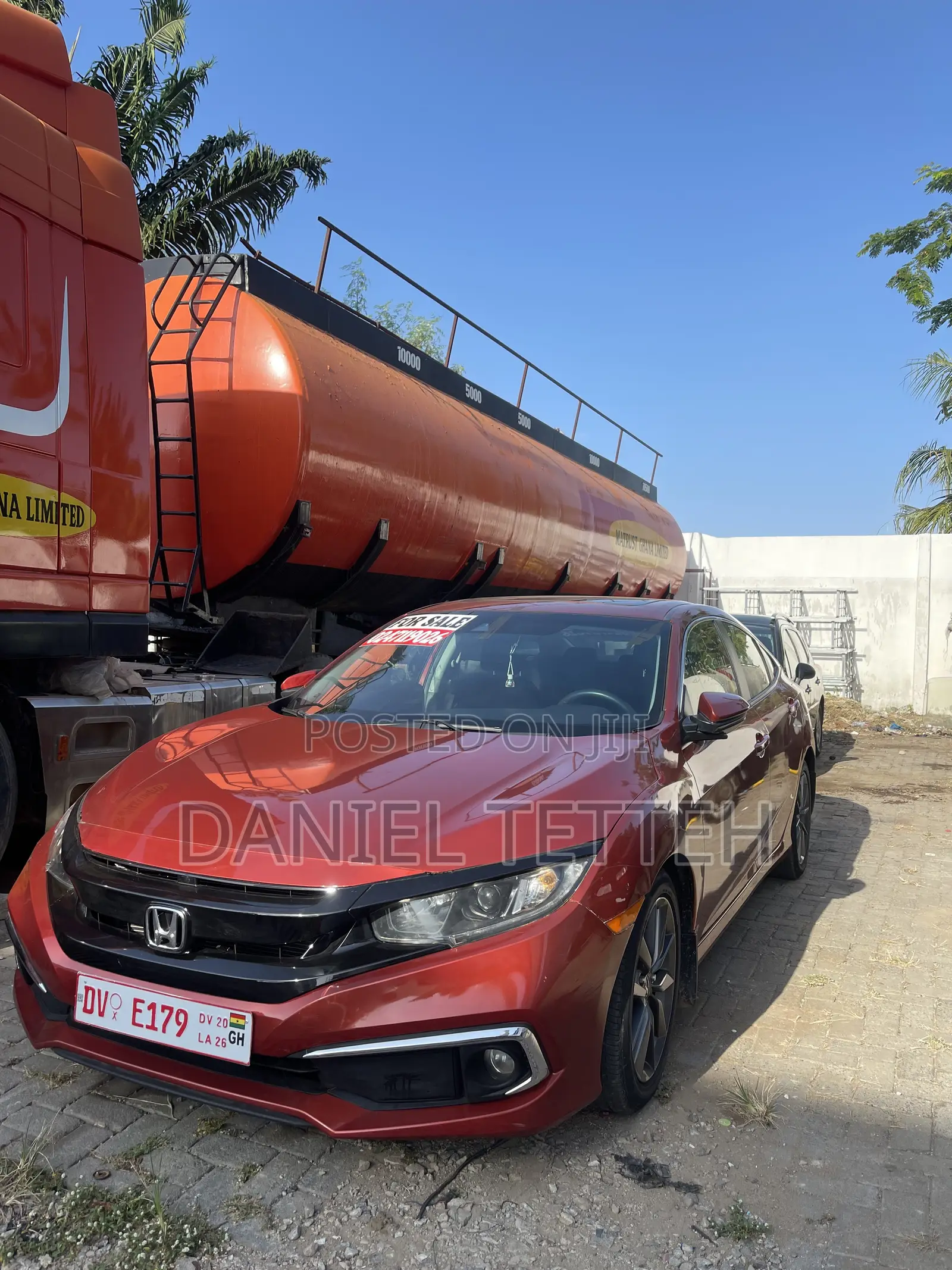 Honda Civic EX Sedan 2019 Red