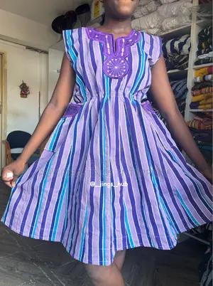 Purple Shade Smock Dress