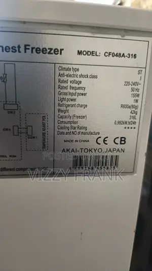 Akai Deep Freezer