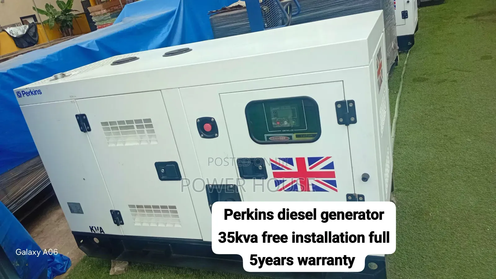 Massive Perkins Silent Diesel Generator – Reliable Heavy-Duty