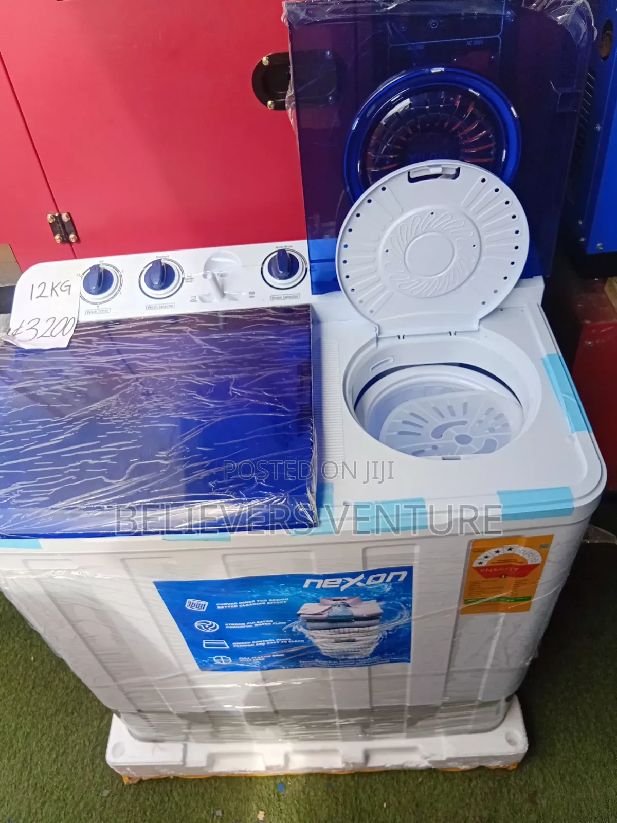 Nexon 12KG Semi-Automatic Washing Machine – 12KG