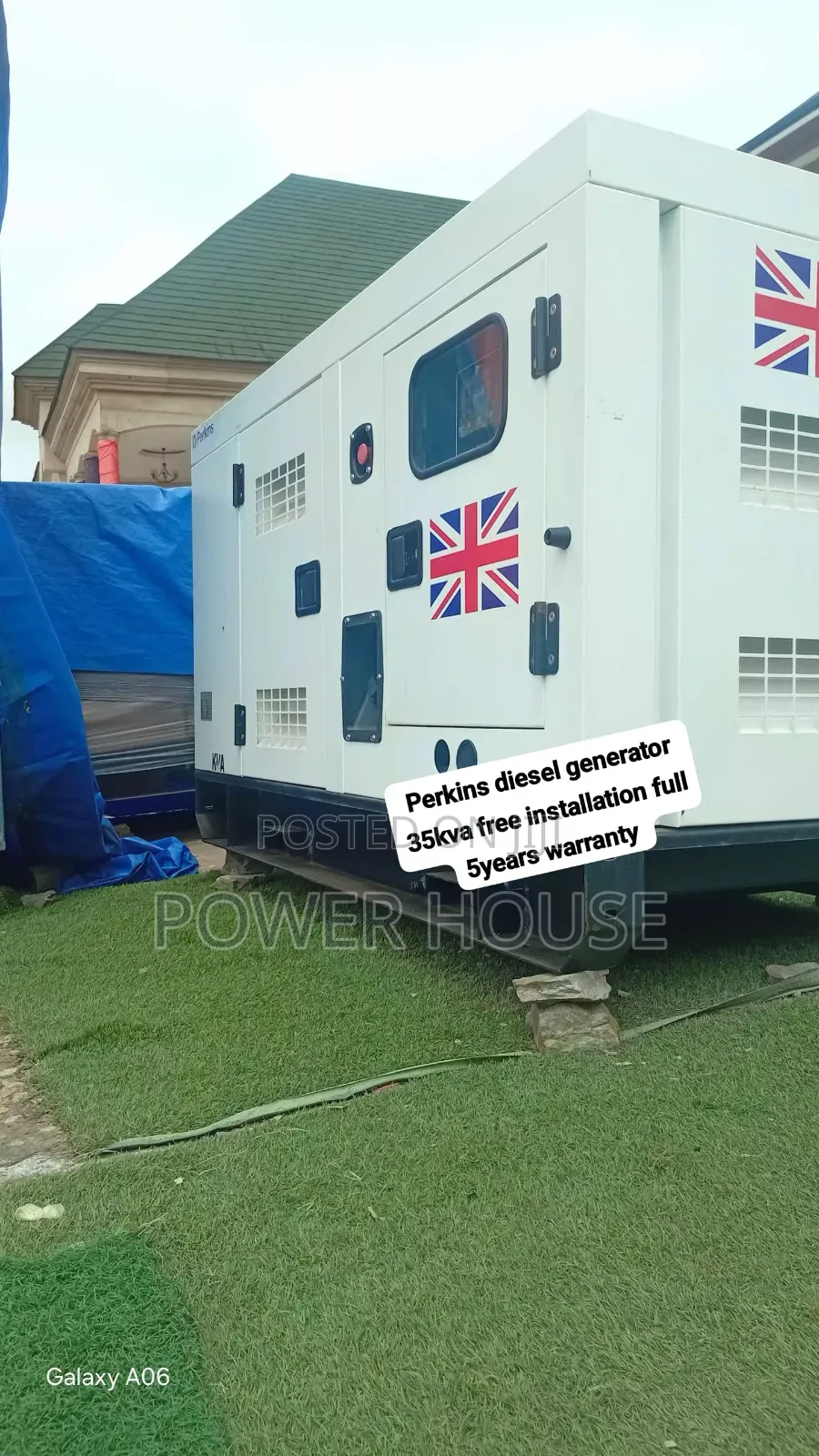 High-Performance Perkins Diesel Generator – Strong Engine, Durable
