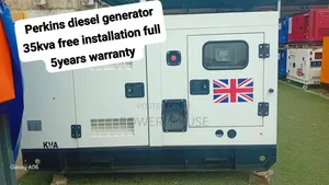 Perkins Silent Generator Perfect for Factories, Offices Construction