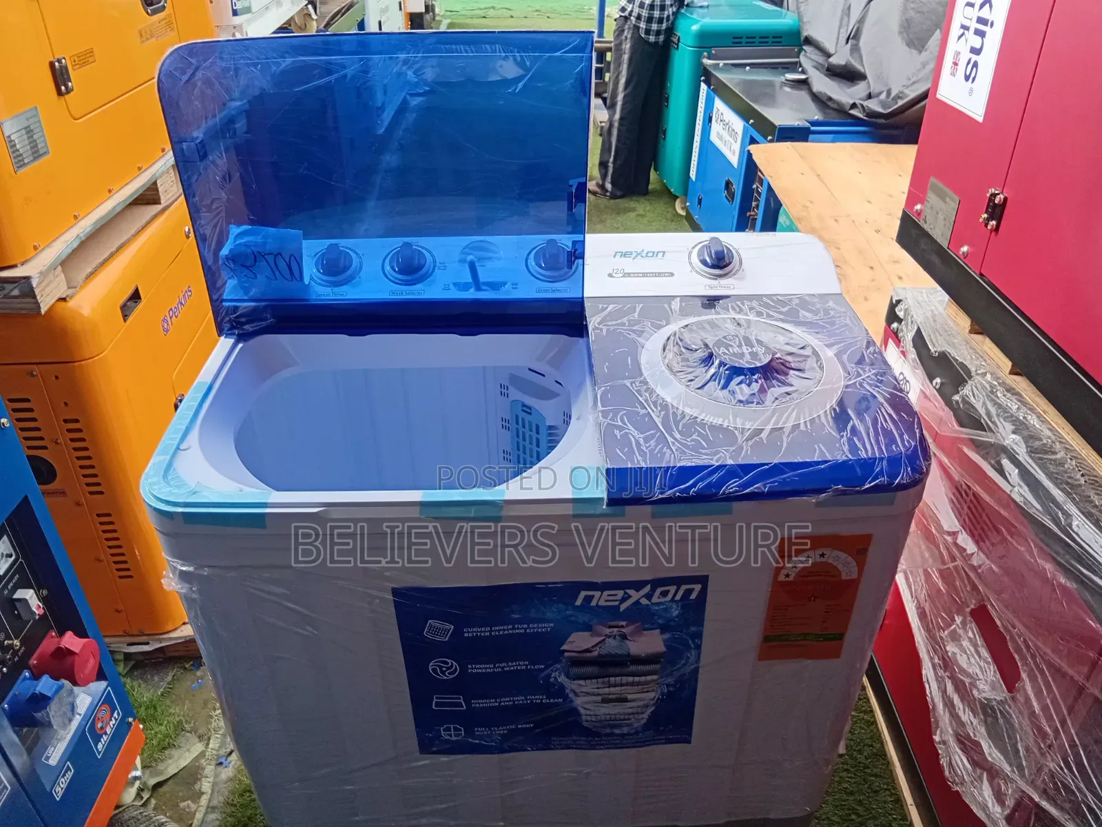 Nexon 12KG Top Load Washer – Heavy-Duty 12KG
