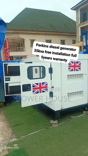 Rugged Perkins Diesel Generator Strong, Quiet Ready for Heavy Work
