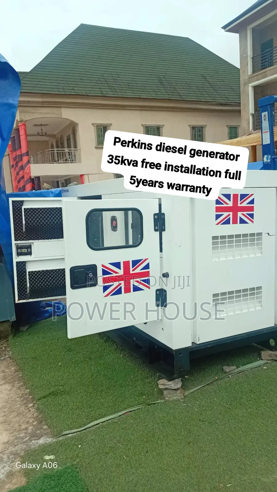 Rugged Perkins Diesel Generator Strong, Quiet Ready for Heavy Work