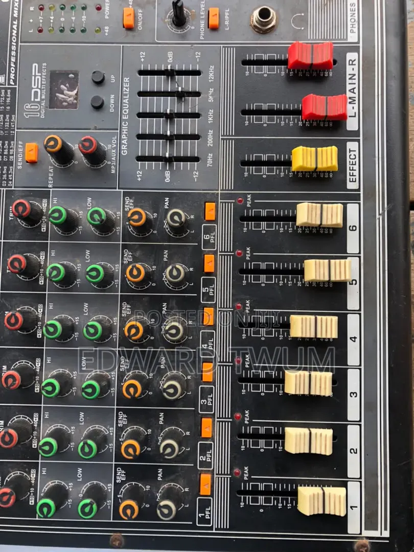 6 Channel Powered Mixer