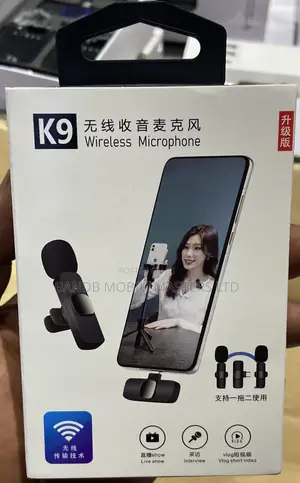 Wireless Microphone for Android/iPhone–Noise Reduction Clip-on Mic