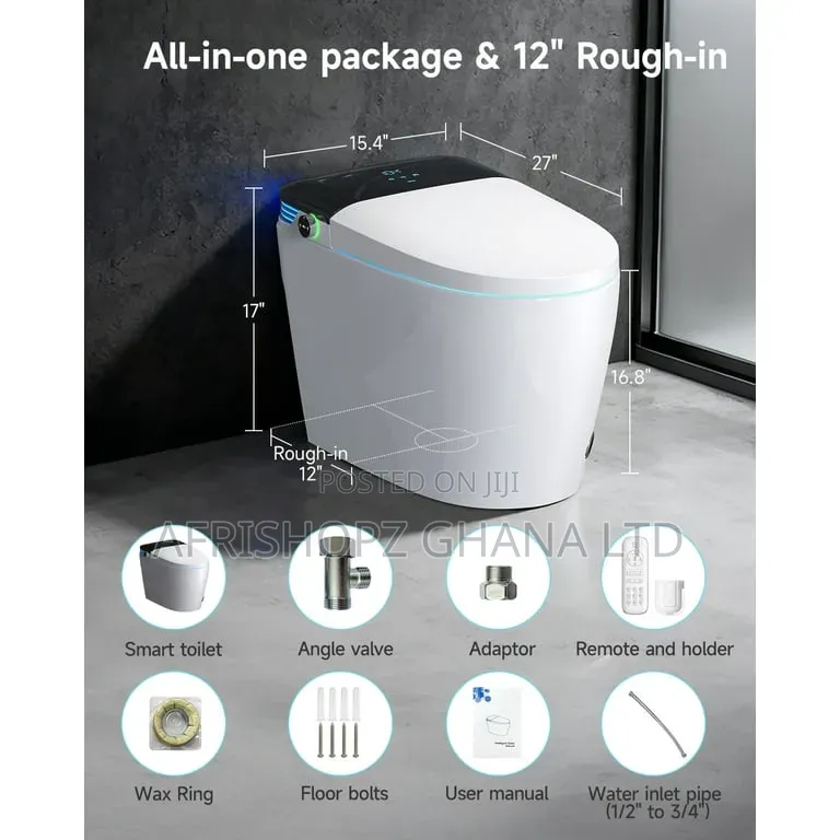 Smart Toilet, Electronic WC, Water Closet, Smart Water Closet , Ai Wc