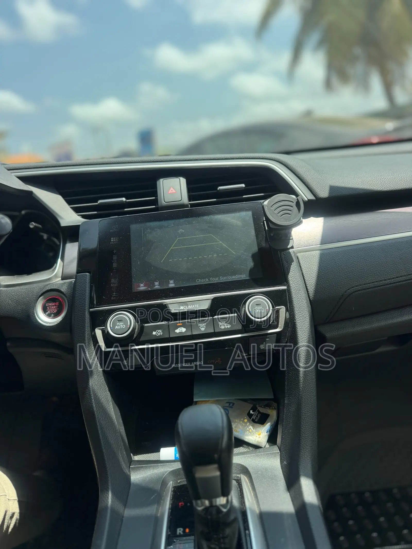 Honda Civic EX-L Sedan 2018 Black
