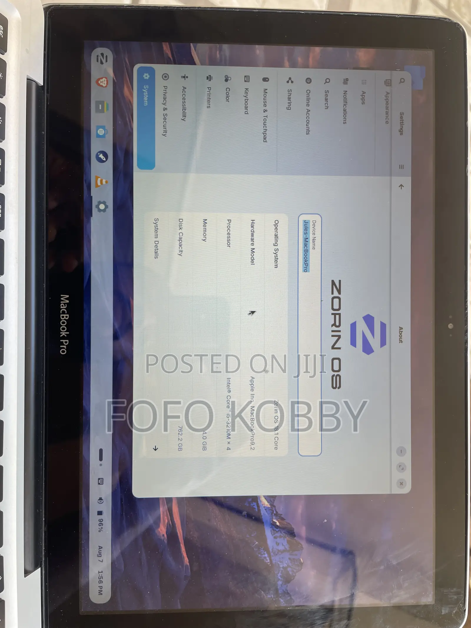 Laptop Apple MacBook 2012 4GB Intel Core i5 SSD 512GB