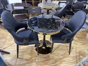 Luxury 2-Seater Marble Dining Set – Modern Elegant