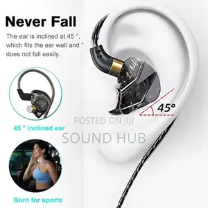 In Ear Headphones With Storage Bag
