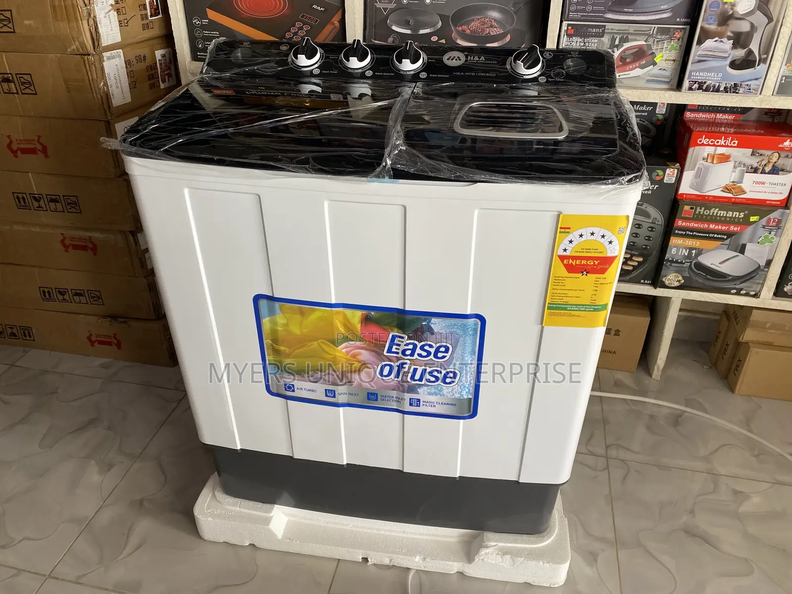 Easy to Use Twin Tub Washer - Plug and Wash 10kg