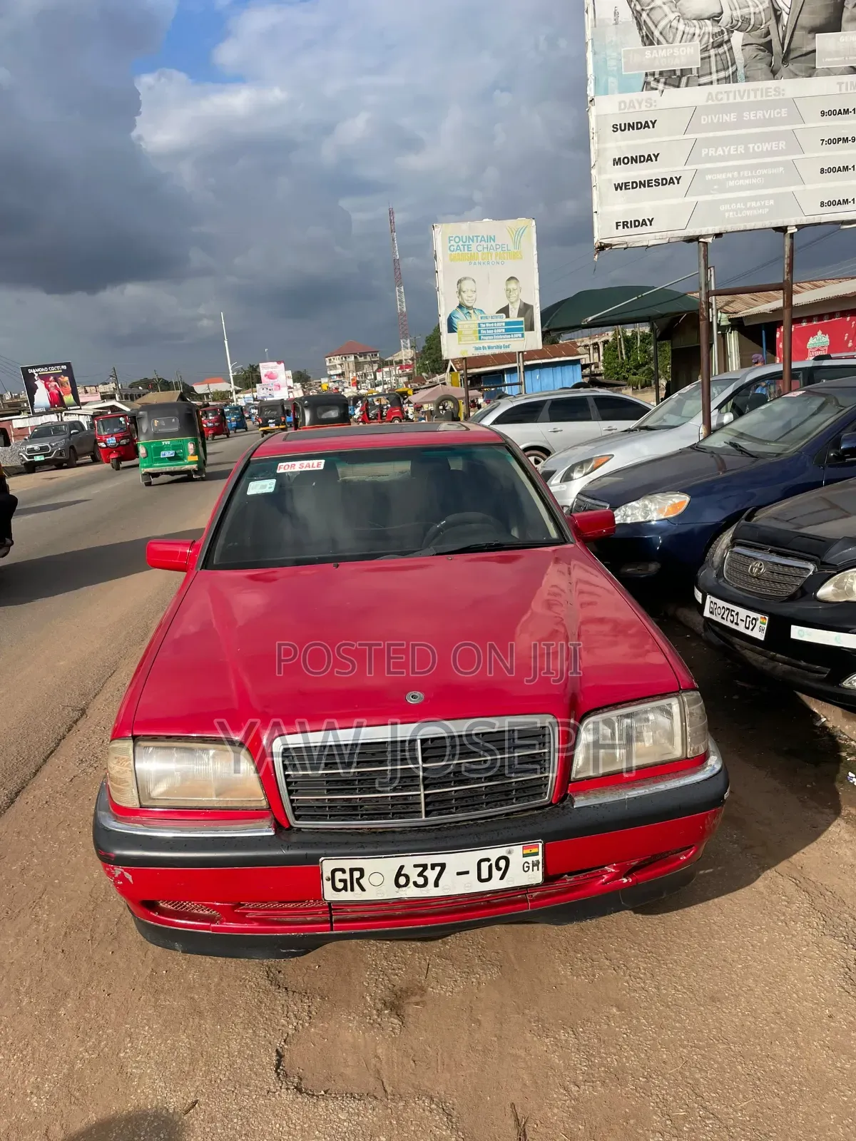 Mercedes-Benz C230 1998 Red