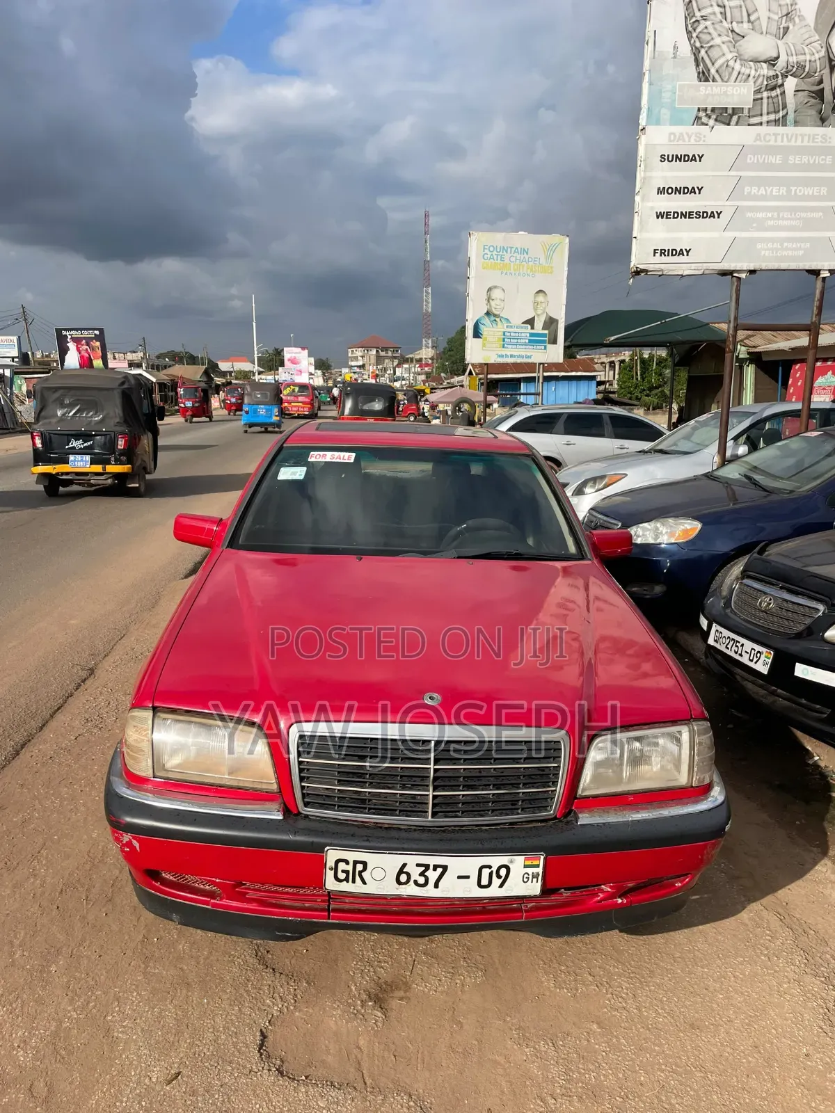 Mercedes-Benz C230 1998 Red