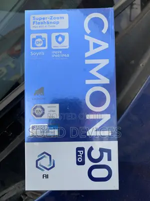 New Tecno Camon 50 Pro 256 GB Gray