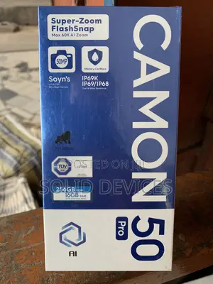 New Tecno Camon 50 Pro 256 GB Blue