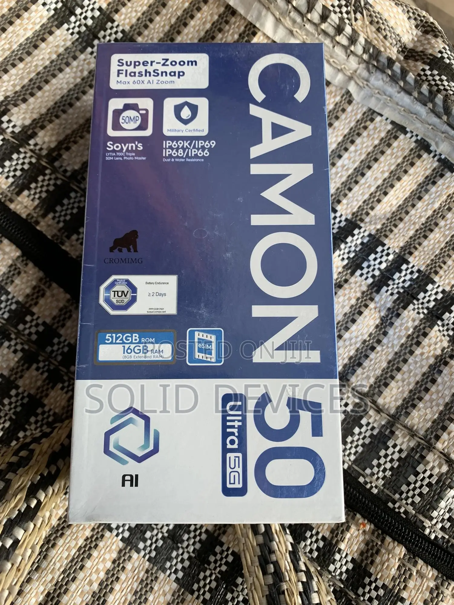 New Tecno Camon 50 Ultra 512 GB Gray