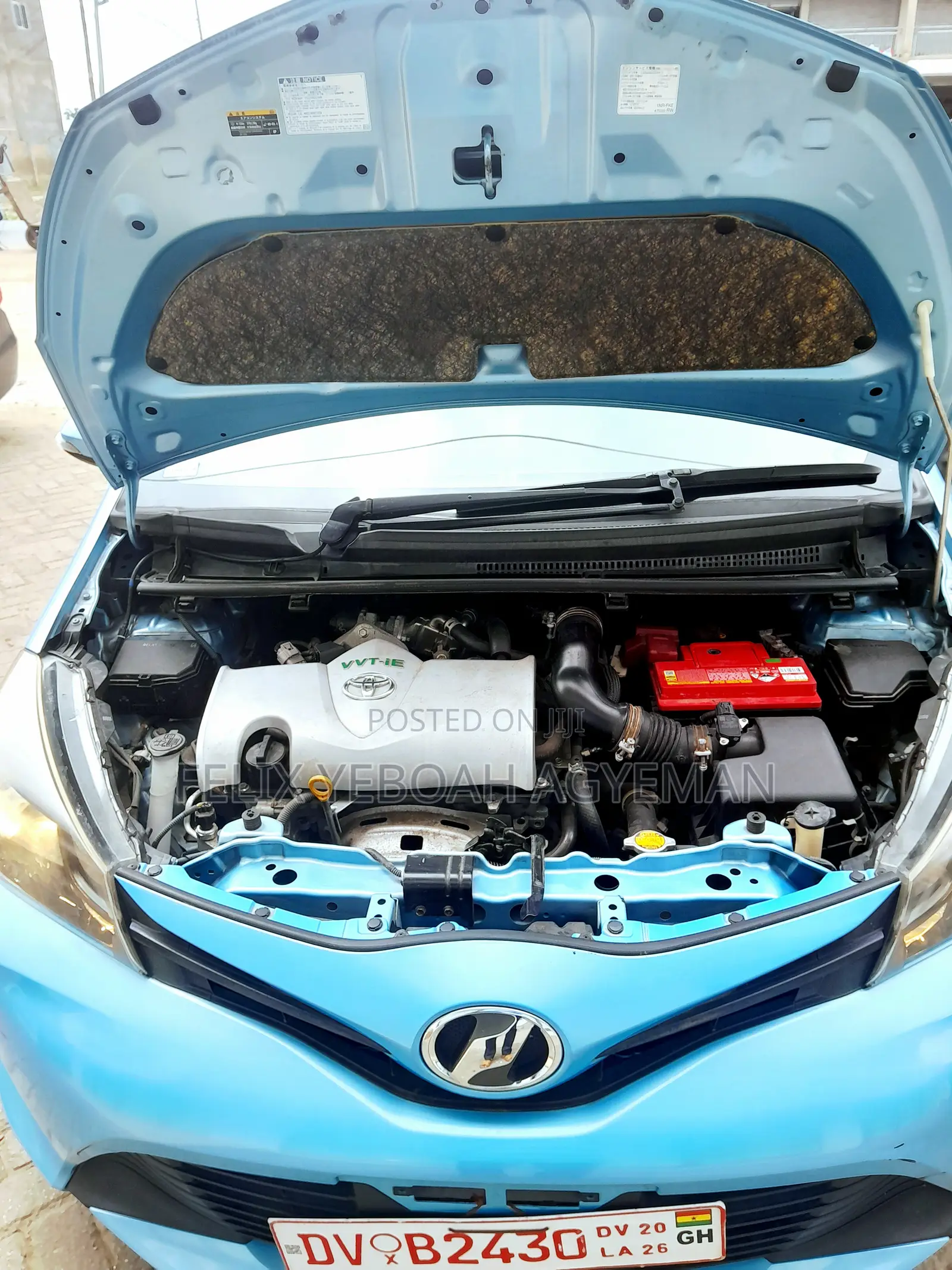 Toyota Vitz 1.3 FWD 5dr 2015 Blue