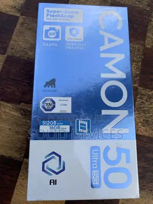 New Tecno Camon 50 Ultra 512 GB Black