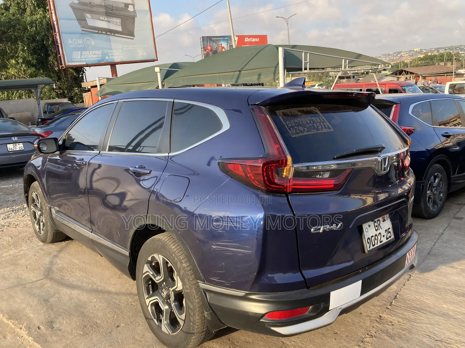 Honda CR-V EX-L 4dr SUV AWD (1.5L 4cyl CVT) 2017 Blue