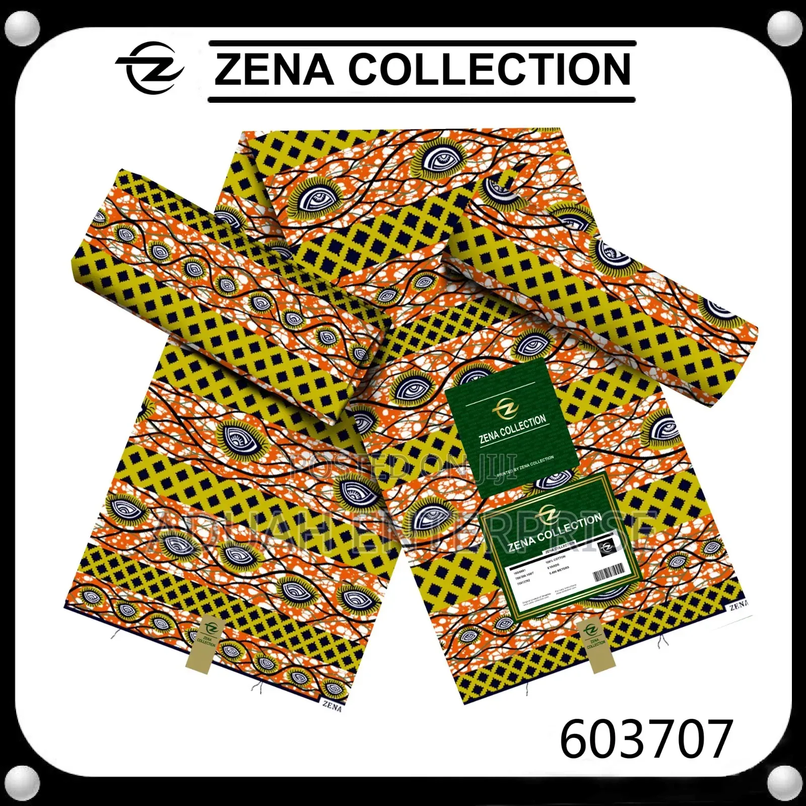 6 Yards African Yaras Printex