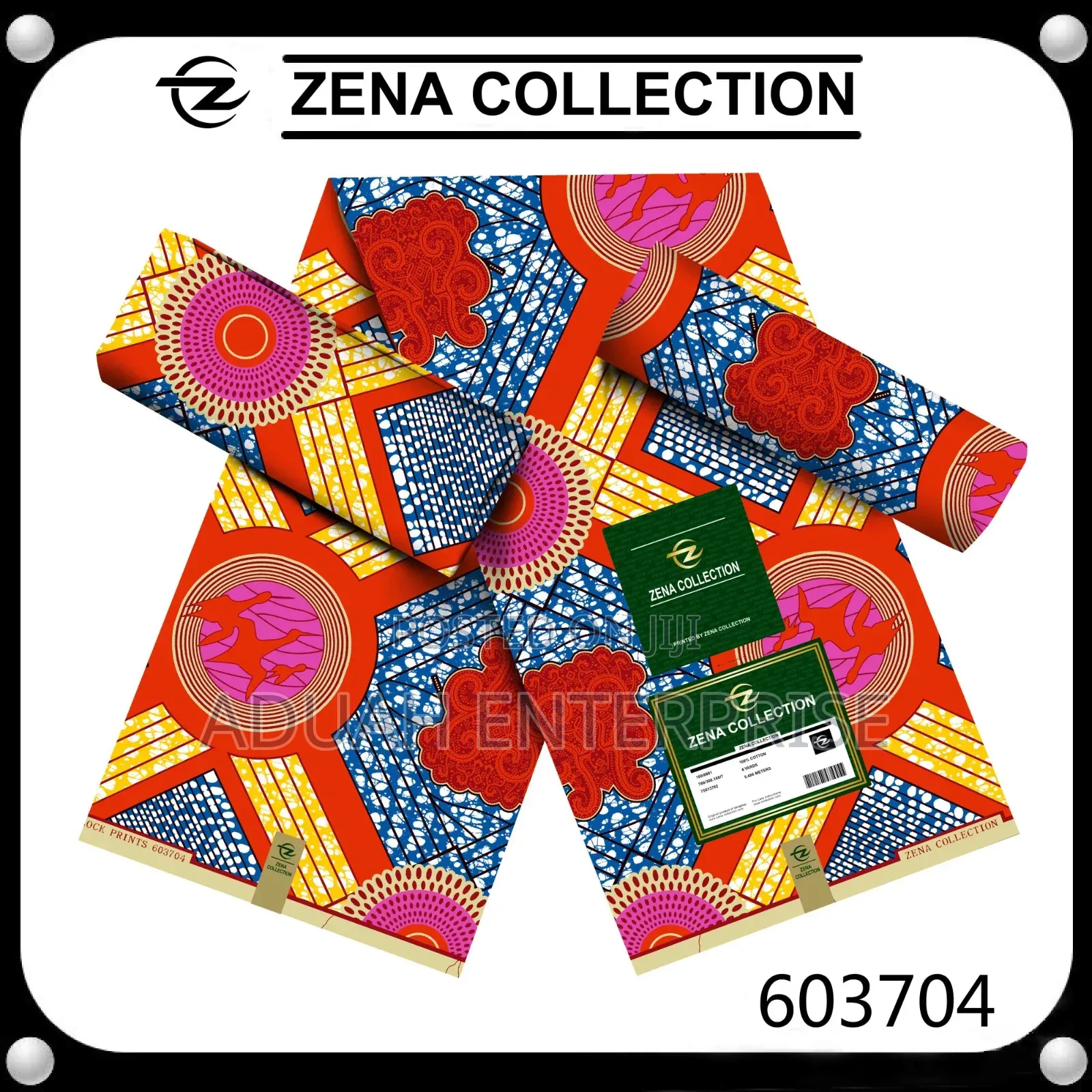 6 Yards African Yaras Printex